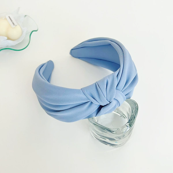 Blue cloth, headband