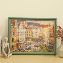 创意复古画框挂墙油画框外框装裱任意尺寸素描美术海报像框架挂墙