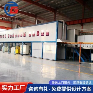 Plastic spraying production line equipment assembly line coating equipment environmentally friendly plastic spraying equipment