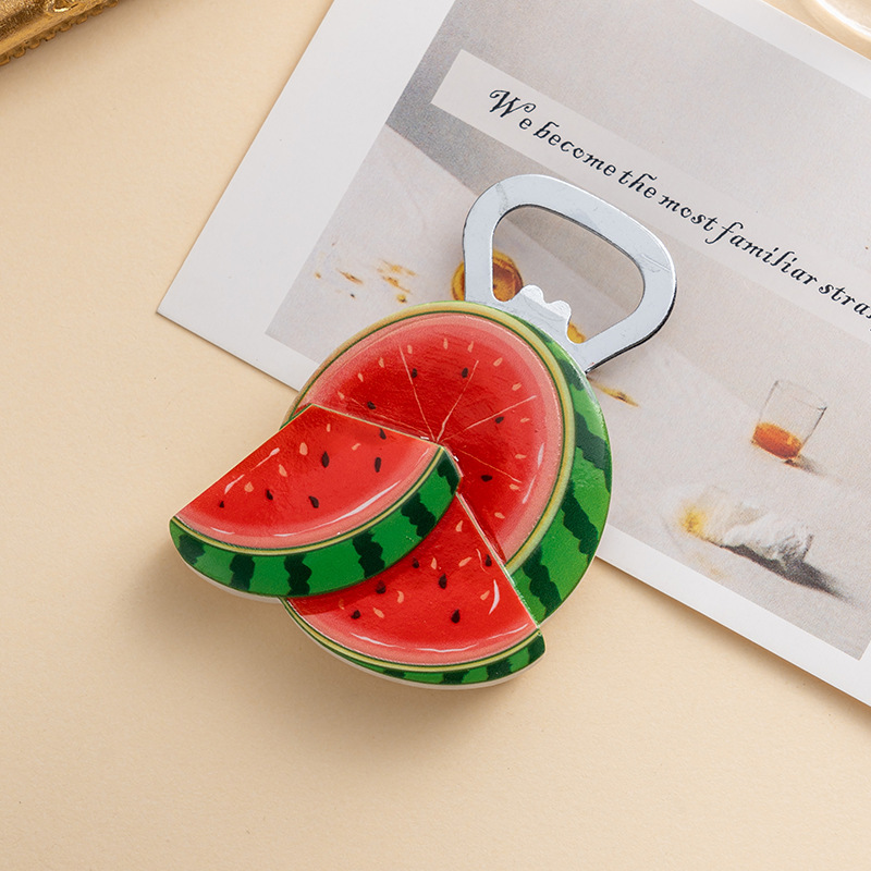 Watermelon: bottle opening device