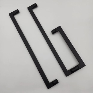 Stainless steel shower room handle bathroom glass door handle pair single bathroom glass sliding door handle