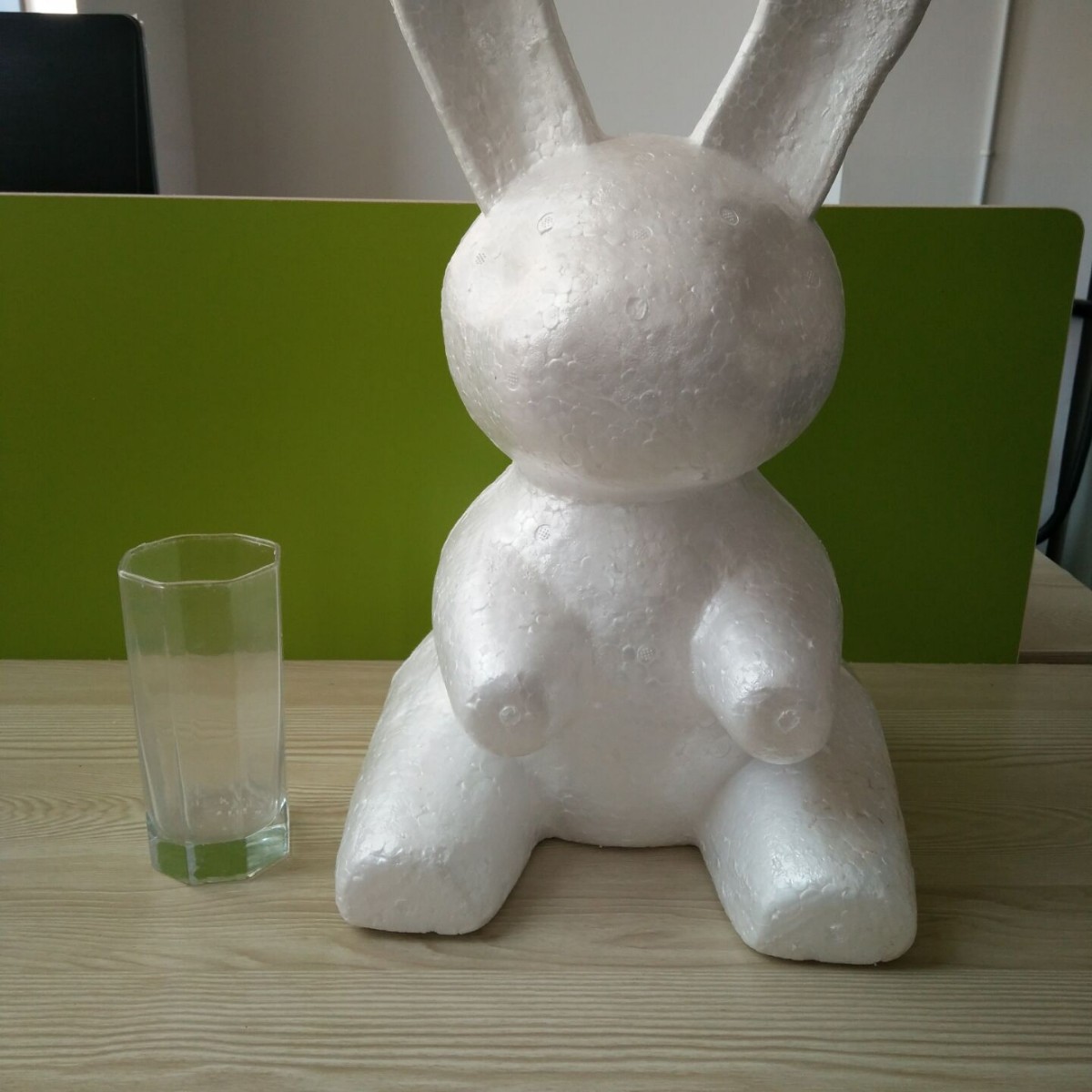 Oso Rosa molde oso modelo embrión blanco Qixi Día de San Valentín EPS Poli Dragón blanco espuma oso Clavel