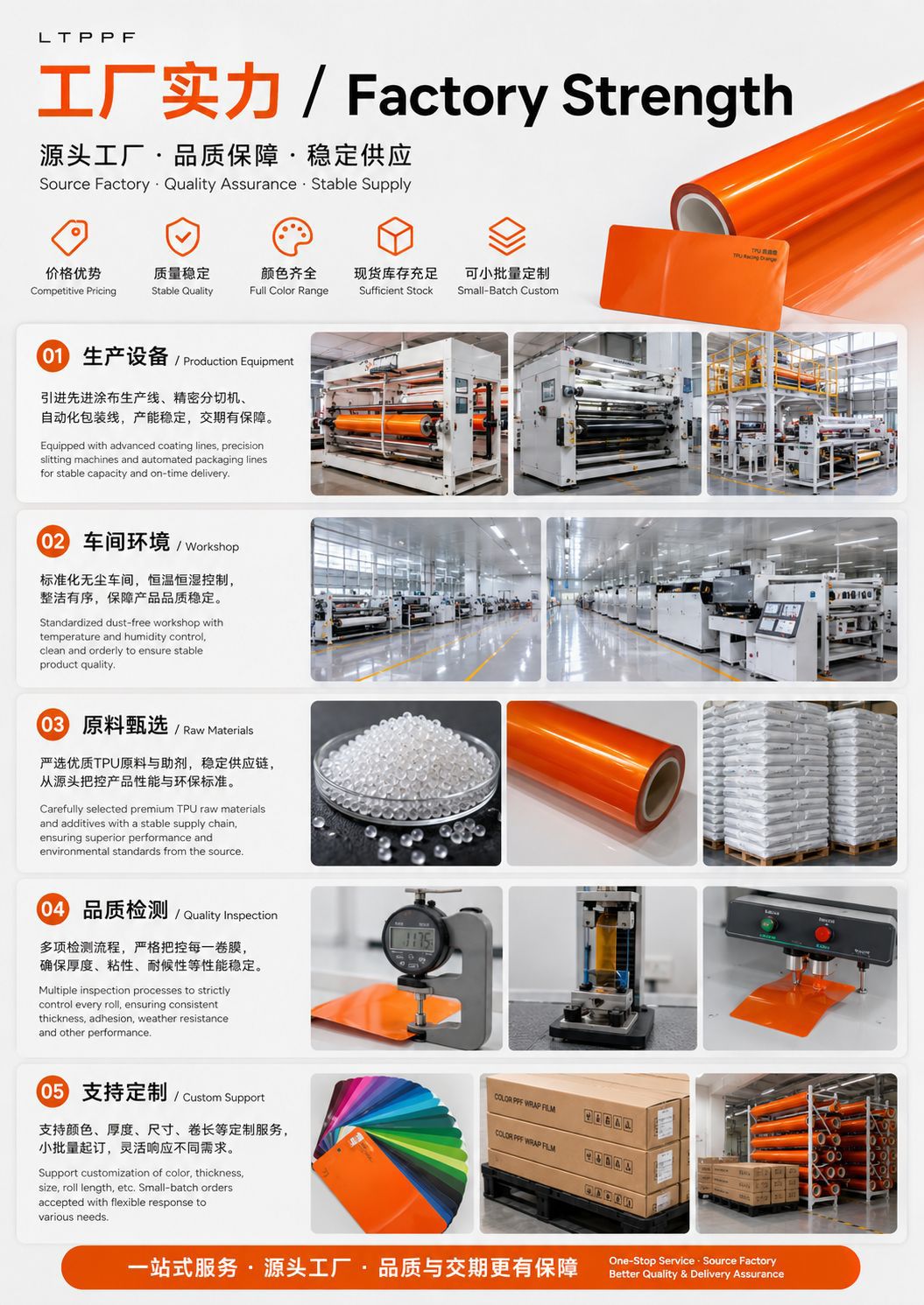 Racing Orange Tpu Color-Changing Film, Colorful Car Wrap, Ppf Protective Film, Dry and Wet Application, Factory Wholesale