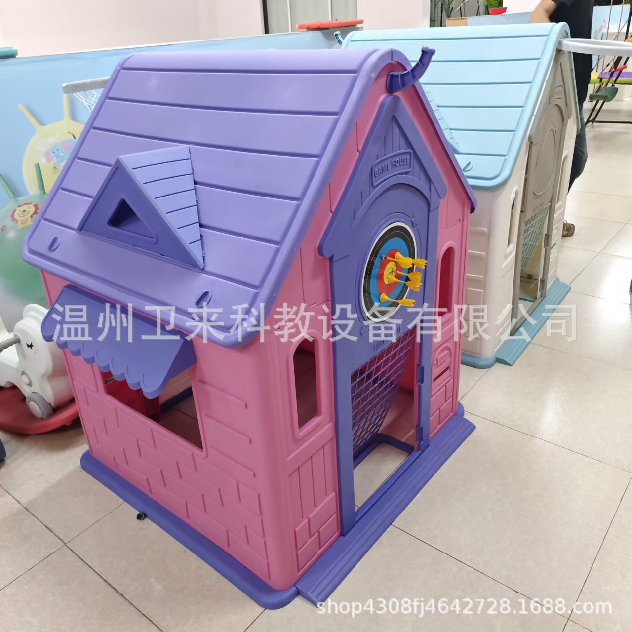Cross-Border Toys Children's Home Villa Game House Kindergarten Early Education Role-Playing Game Room Simulation Small House