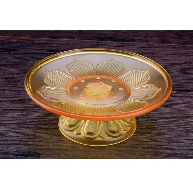 [Производитель] Buddhist supplies, фруктовая тарелка, пластиковое имитационное стекло лотос, Buddhist supplies, поднос для поклонения