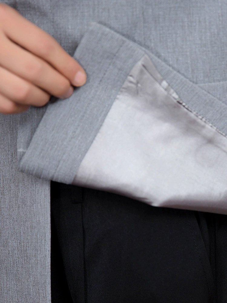 Demi-season long-sleeve, room down jacket for work, increased thickness