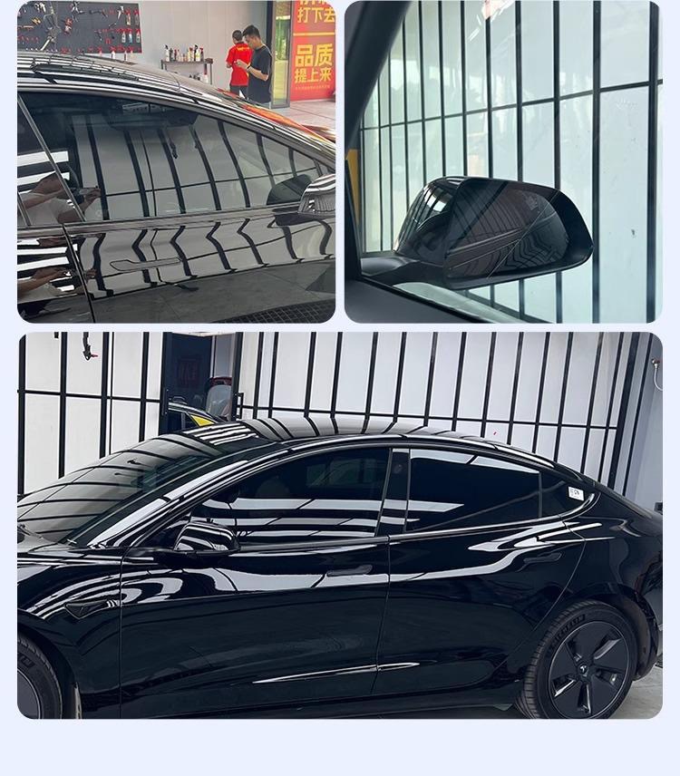 Pre-cut self-adhesive car film for heat insulation and sun protection, high privacy, explosion-proof, sun-resistant car window glass film