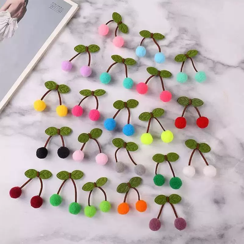 Новый нетканый маленький вишневый аксессуар для волос