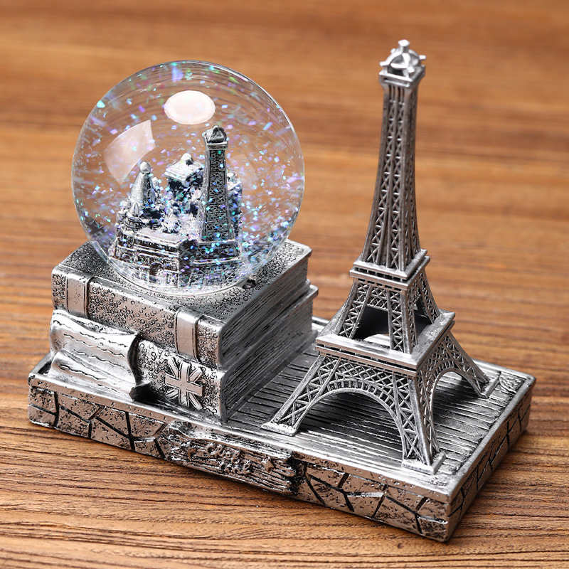 Paris Eiffel Tower Crystal Ball Creative Ornament Wine Cabinet Decoration Home Decor Men's Birthday Gift Living Room Tabletop Paris Eiffel Tower Crystal Ball Creative Ornament Wine Cabinet Decoration Home Decor Men's Birthday Gift Living Room Tabletop