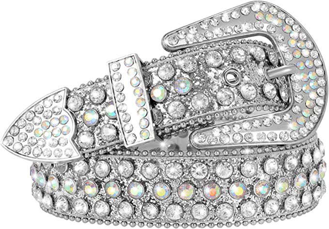 Cinturón de las mujeres remache aleación rhinestone diamante pin hebilla conjunto de tres piezas punk estilo europeo y americano hip hop moda caliente al por mayor