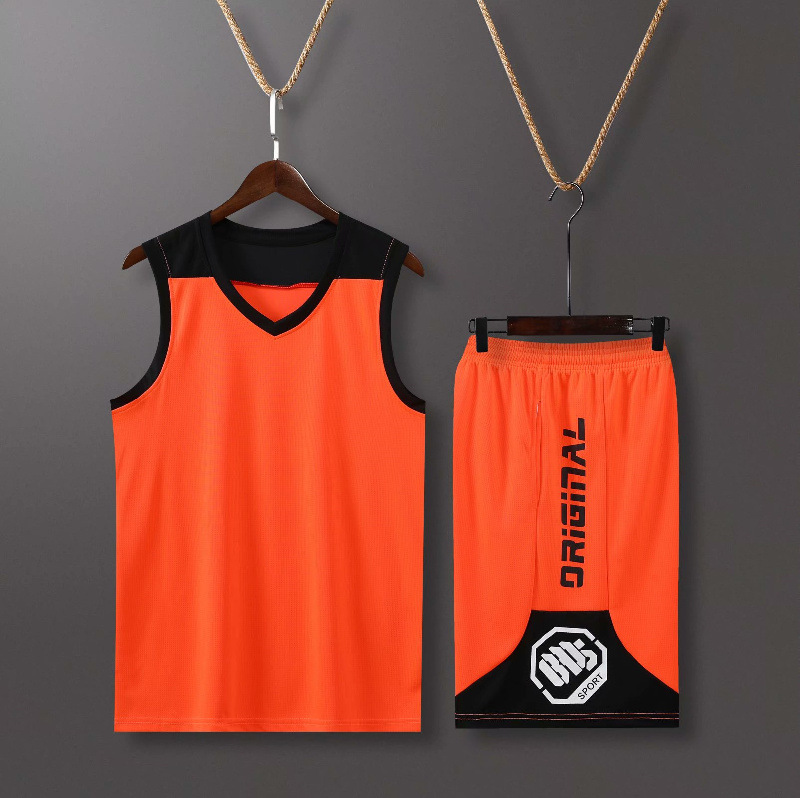 BD5 Basketball Suit Sports Suit Printing DIY Student Competition Team Uniform Basketball Training Camp Team Uniform Long-term Availability