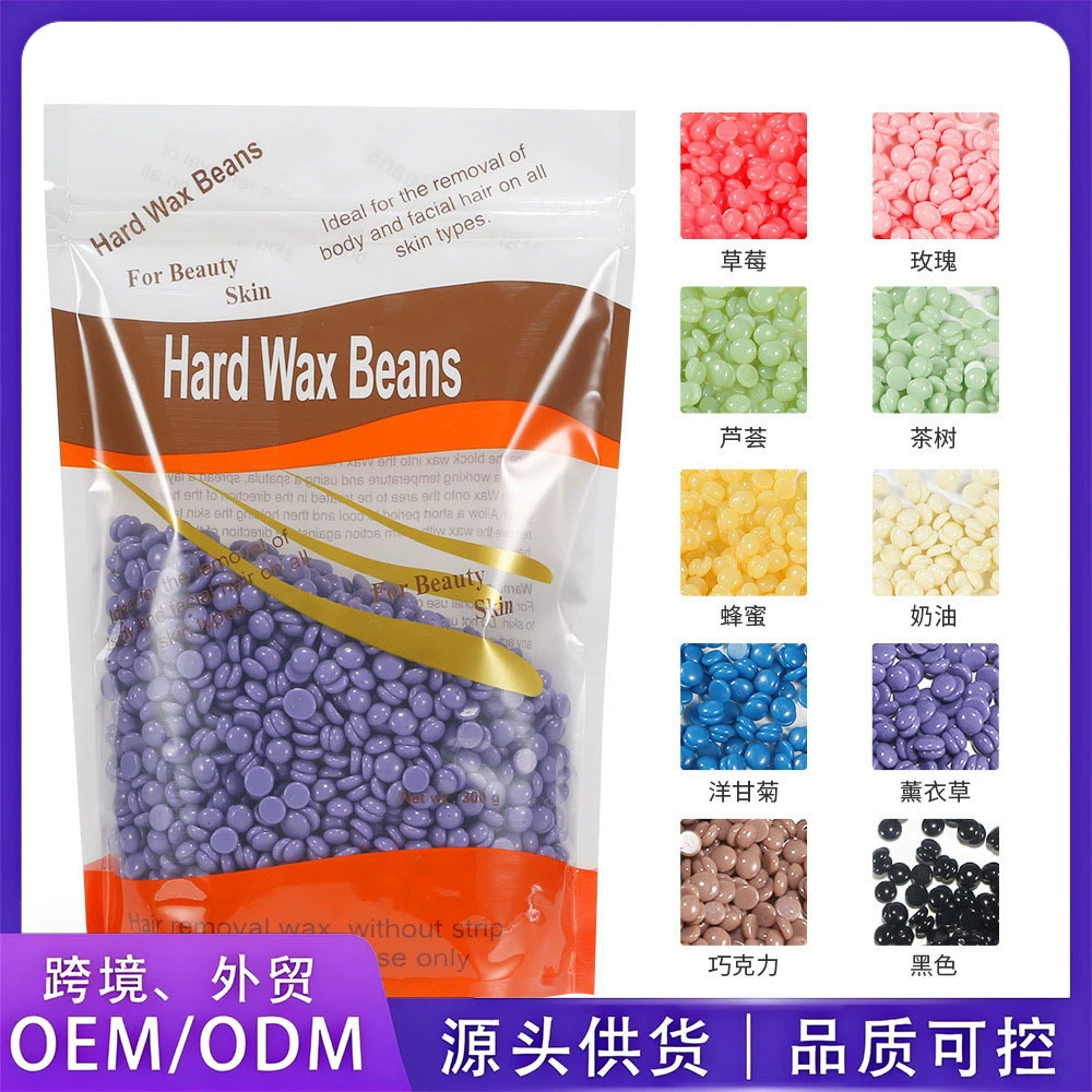 Гранулы для депиляции: воск для удаления волос, твердый воск, медовый воск, горячий воск, восковая терапия, 300 г, 10 цветов, для внешней торговли