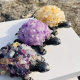 Simple Modern Natural Amethyst Flower Turtle Ornaments Wine Cabinet Living Room Entrance Light Luxury Soft Decoration Home Table Decoration