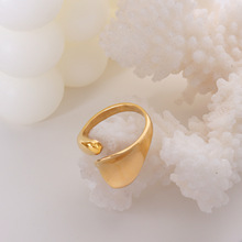 marka法式女小众设计可调节时尚质感开口戒指ins潮冷淡风食指指环