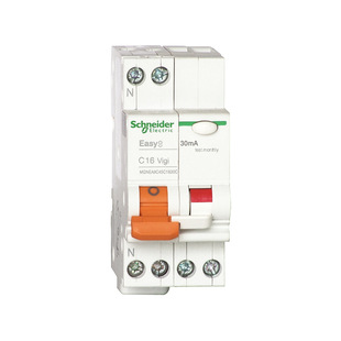 Schneider Electric Micro Leakage Circuit Breaker Ea9C45 1P+N C16A 30Ma Class a