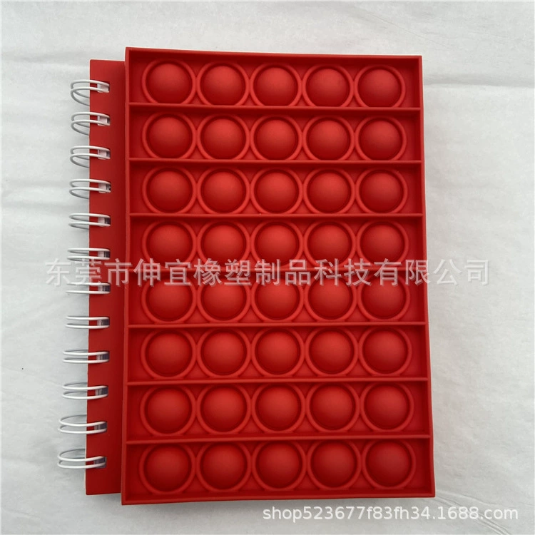 New pop notebook small silicone cover notebook decompression bubble notepad interesting science and education stationery