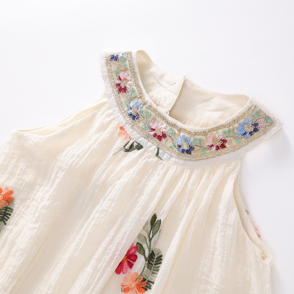 Ethnic summer sleevless dress