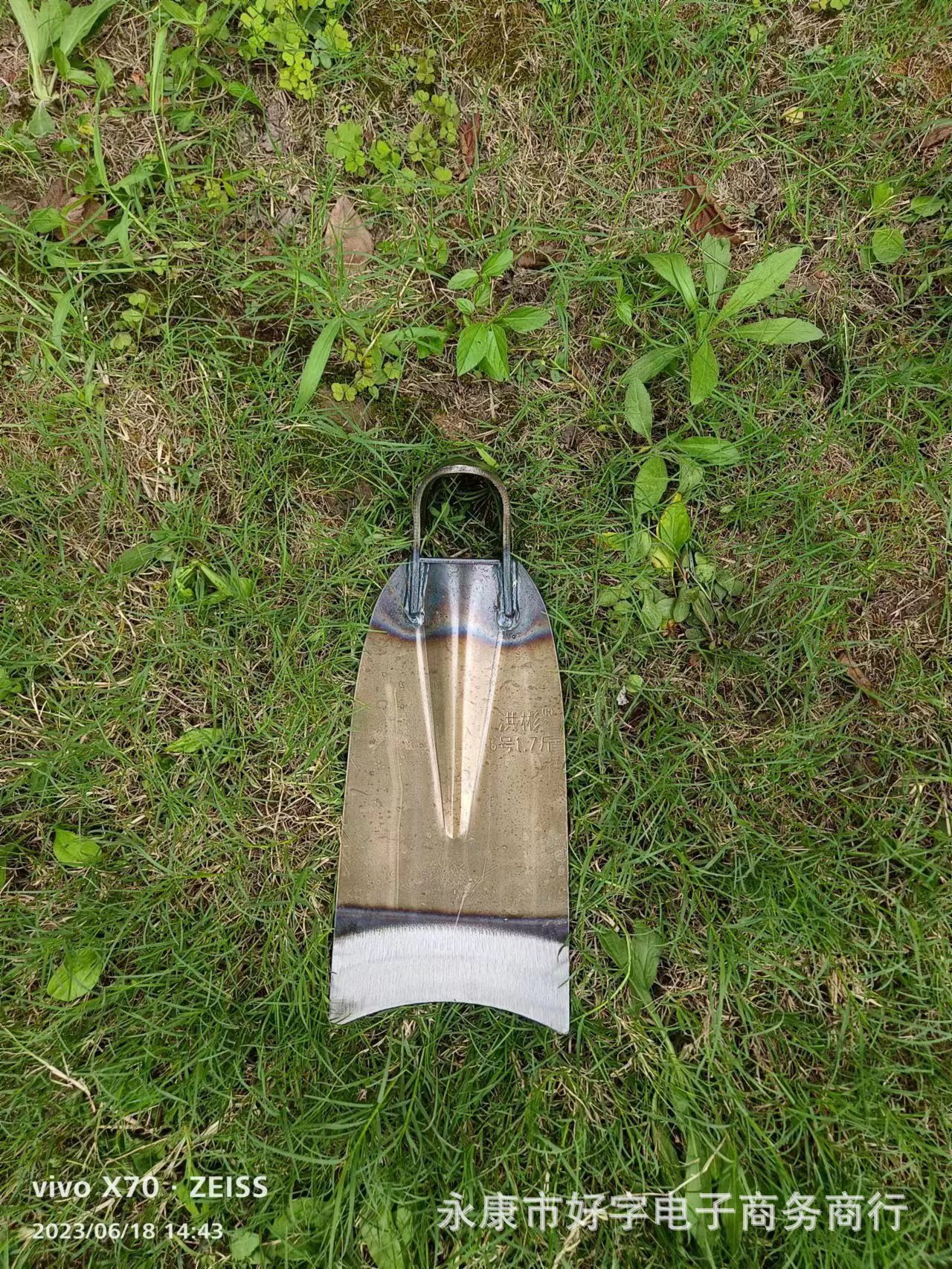 锄头挖土开荒户外除草农具种菜两用锰钢家用大加厚除草工具洪彬牌