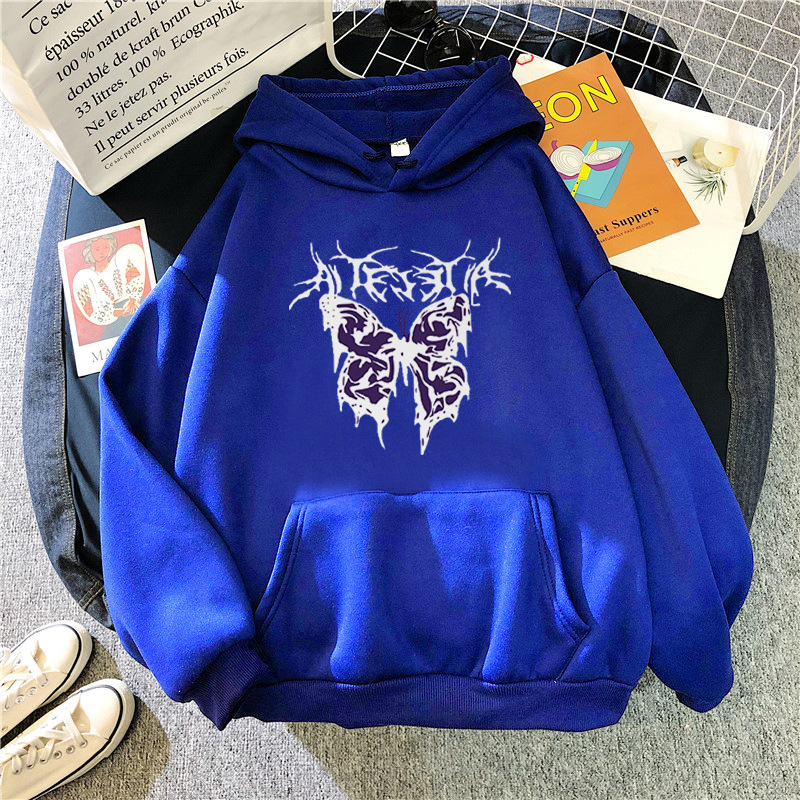 Sweat-shirt Punk Big Butterfly Image 3