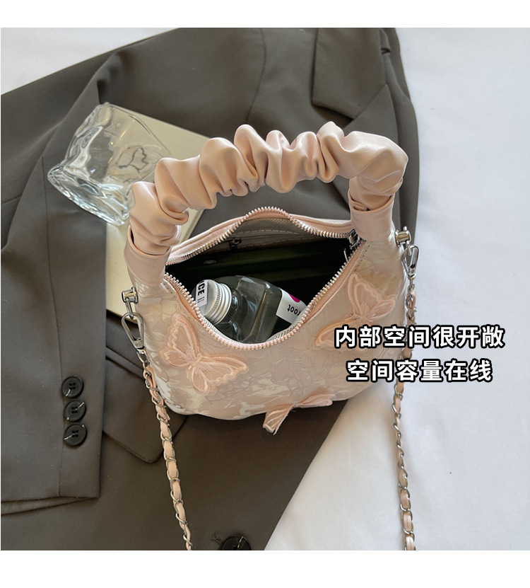 New Chinese-style embroidered bag for women, 2025 new summer commuting crossbody bag, niche ancient-style hand-held bucket bag undefined