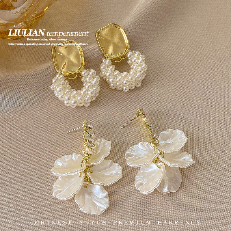 진주 땋기 + 조개꽃 [투피스 세트]