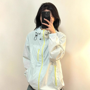 Beautiful Color-Blocked Sun Protection Clothing for Women in Summer 2025 New Outdoor Sports Lightweight Sun Protection Skin Clothing Jacket Trendy