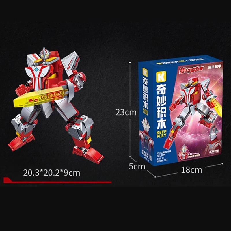 奇妙 Keeppley Ultra, Ultraman Tiga, конструктор, герои, игрушка