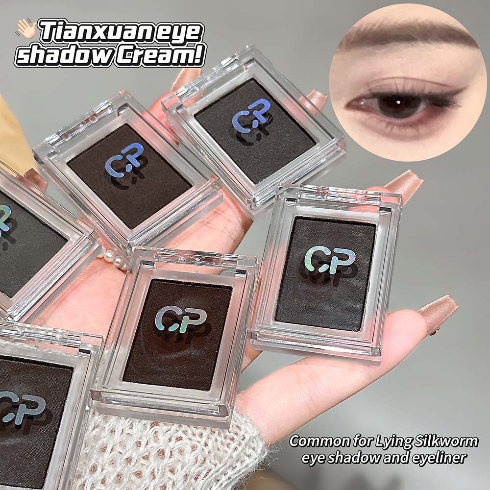 Cross-Border Cappuvini Natural Single-Color Eyeshadow Cream, Non-Smudging, Non-Drying, Potato-Mash Texture, Affordable Makeup