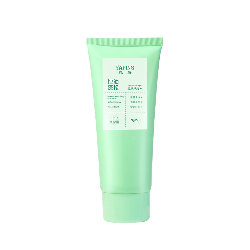 Ventas calientes de control de aceite auténtico champú fluido sin lavado 100g, limpieza de cabello tierna profunda, control de aceite, fábrica de lavado de fragancia