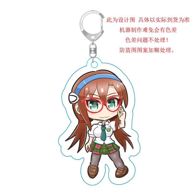 Брелок EVA аниме Asuka, ~6 см, лёгкий персонаж