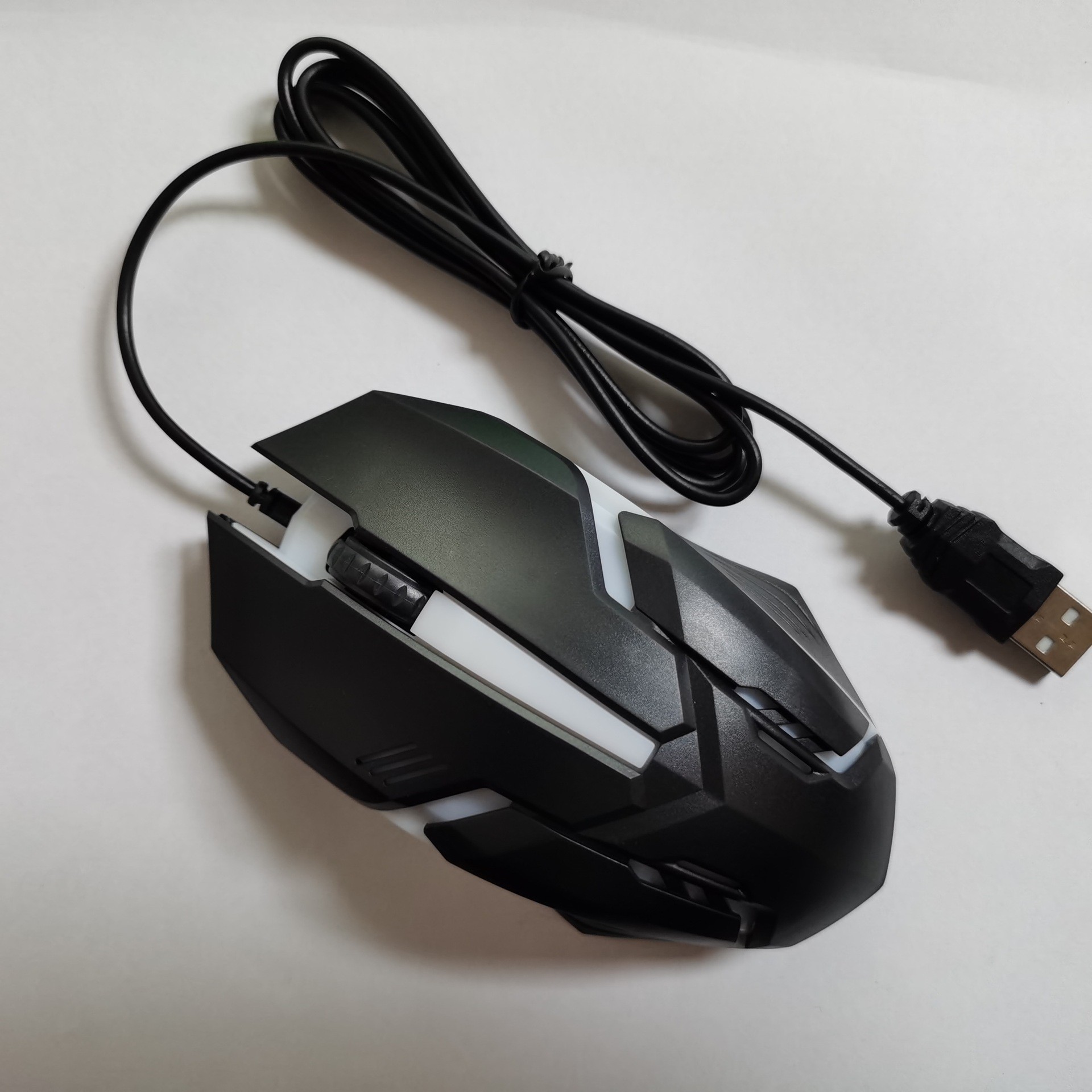 X2 retroiluminado ratón cable USB iluminado fábrica de ratón de juego al por mayor ratón e-deportes de oficina e-deportes baratos