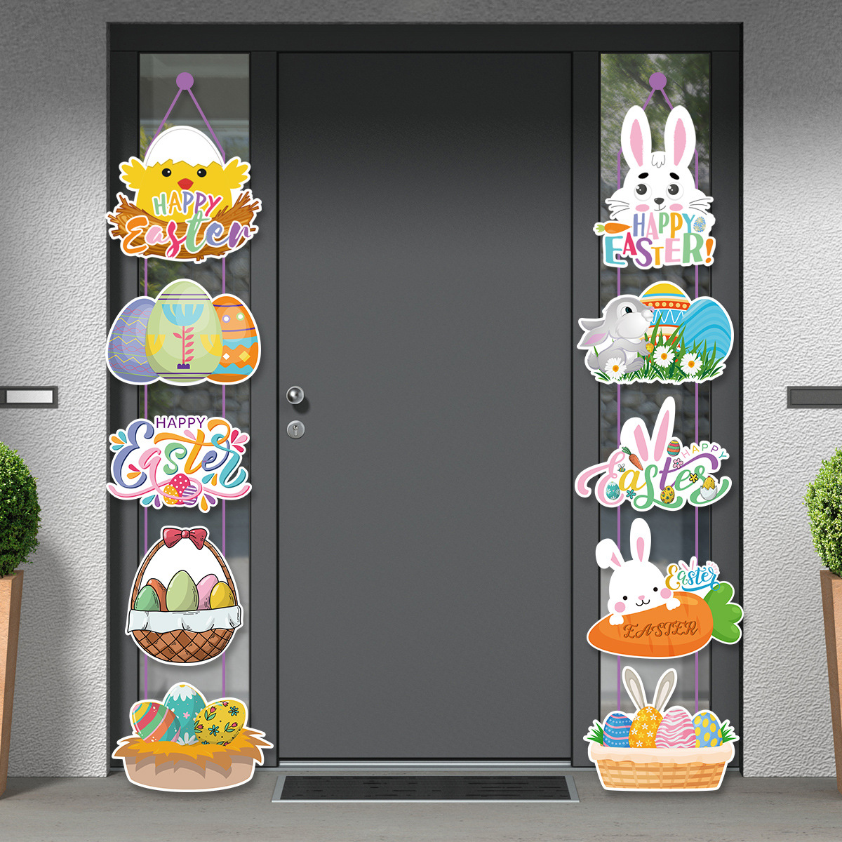 Easter Cartoon Style Animal Paper Party Festival Decorative Props display picture 1