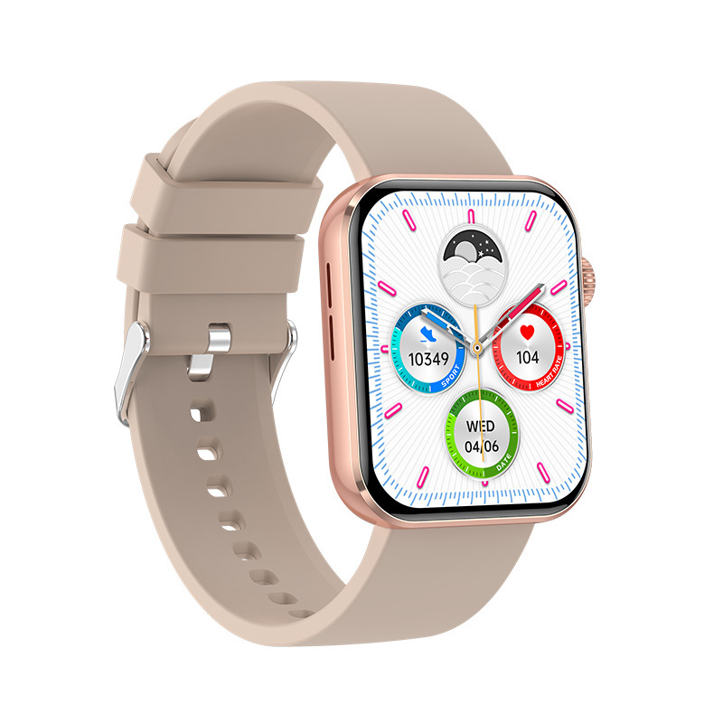 Smartwatch Km10, a Cross-Border Hit, with High-Definition Square Screen, Ip67 Waterproof, Step Counting, Bluetooth Calling, and Complete Music Features