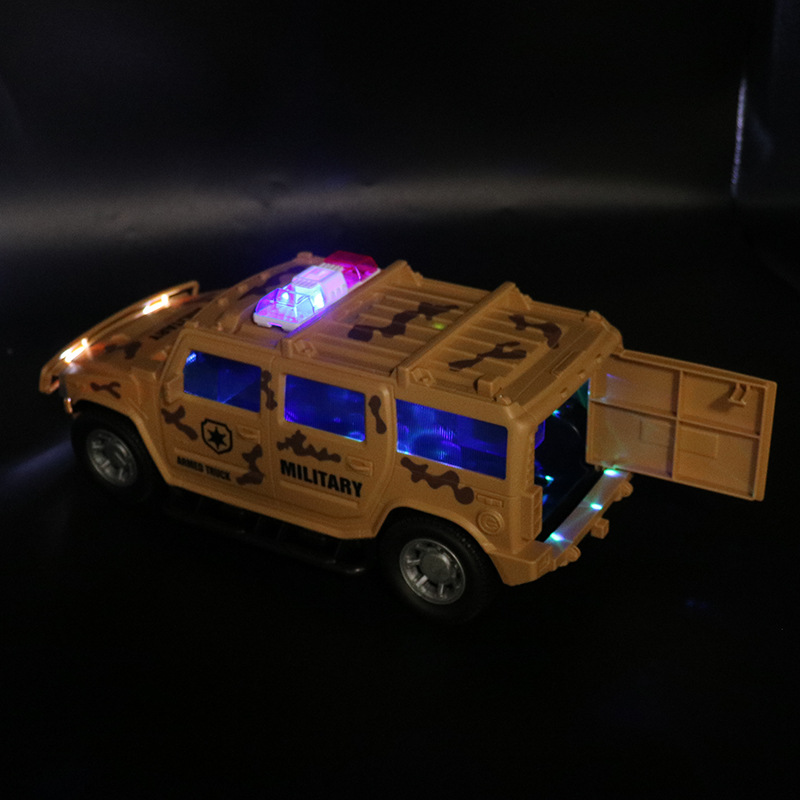 Cross-border Electric Universal efectivo camión alcancía automático rollo de dinero moneda camuflaje Humvee off-road vehículo alcancía al por mayor