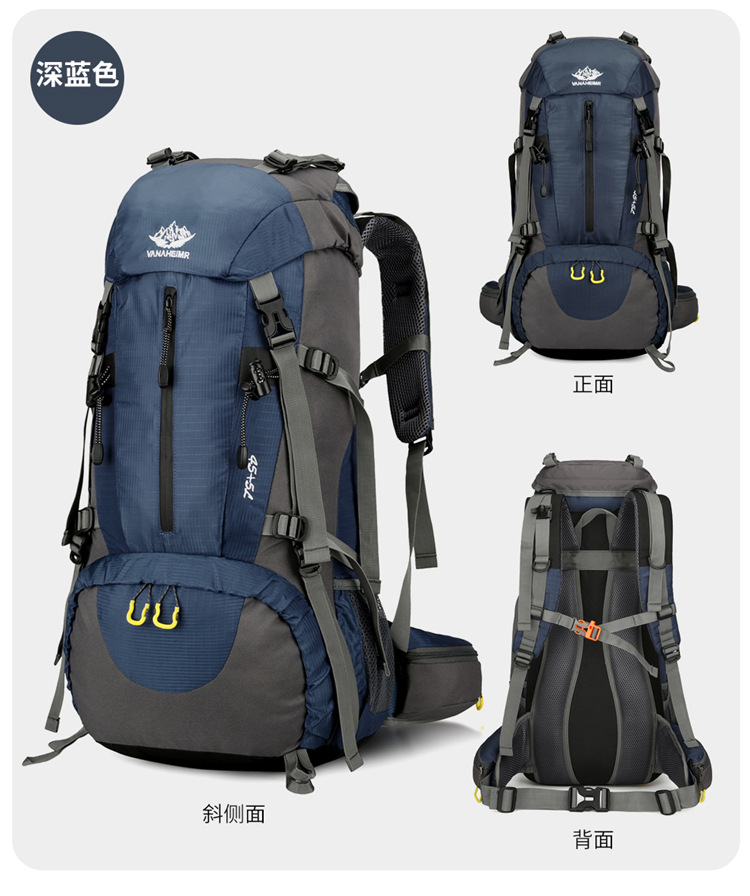 Mochila de Senderismo Warheim, Gran Capacidad, Impermeable, Multiusos