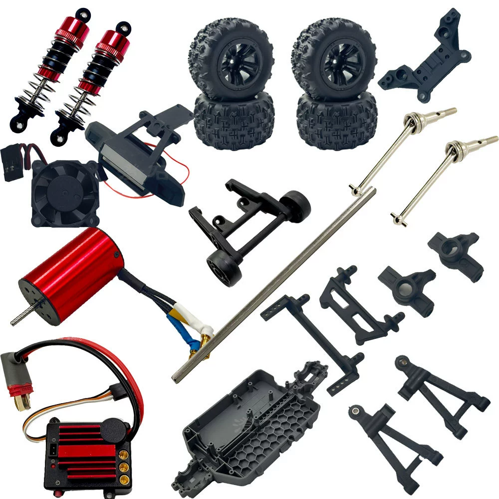 Автомобиль с дистанционным управлением Meijiaxin 16207/16208/16209/16210 с полным приводом без щетки высокоскоростной внедорожник