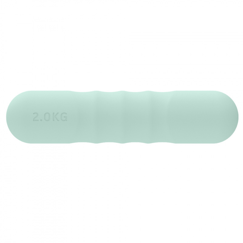 Dumbbell redondo de silicona fijo equipo de fitness yoga pilates entrenamiento de fuerza dumbbell redondo de silicona