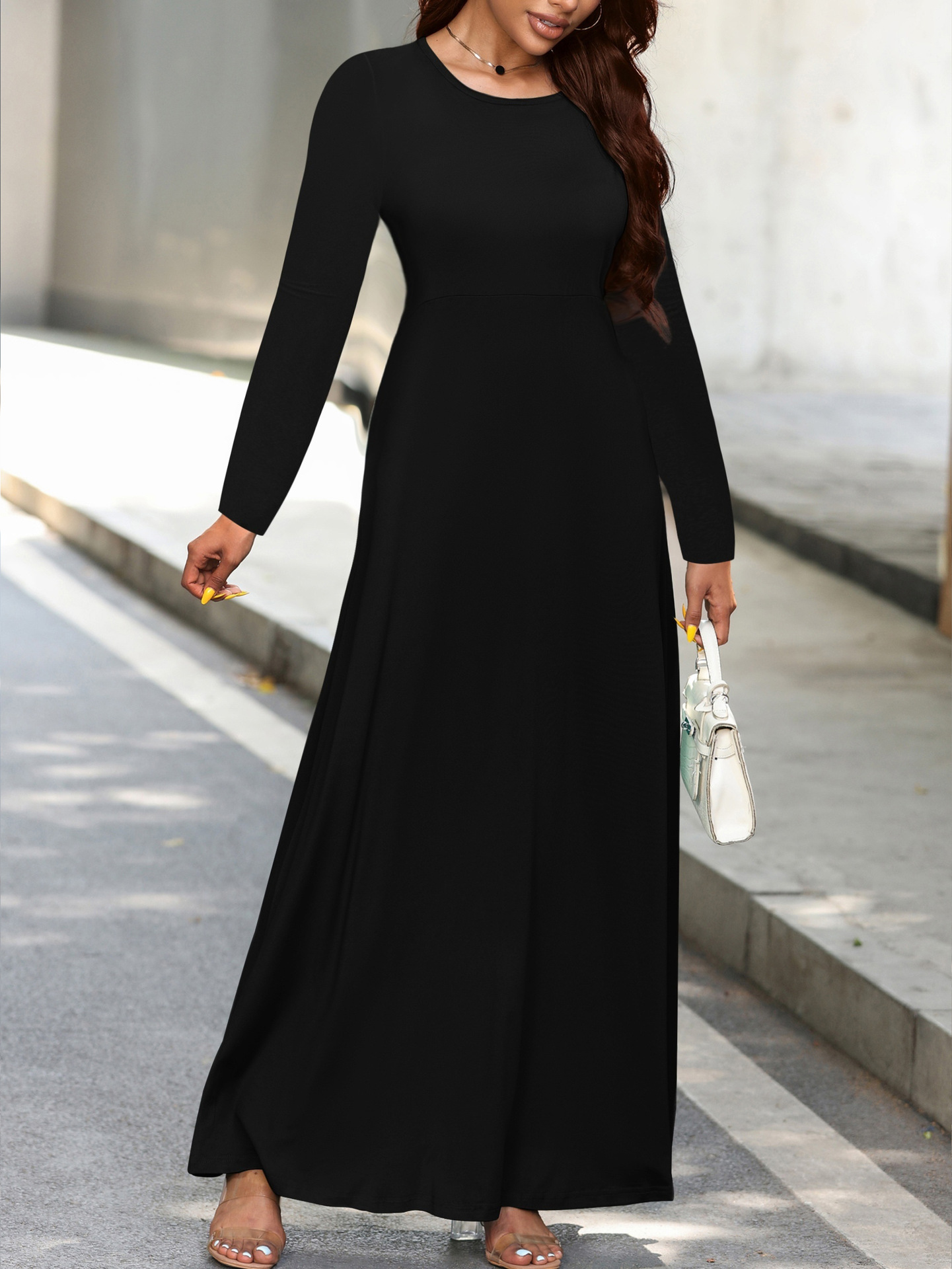 Wal Mart Spring Autumn Sexy Girls High Sense Dress Women Clothing