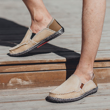夏季男士乐福鞋男皮鞋休闲潮流韩版英伦鞋2025新款夏季软底懒人鞋