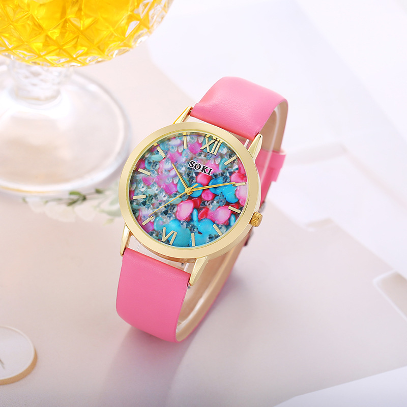 Quartz Movement Geometric Pattern Elegant Glam Geometric Buckle Quartz Women's Watches