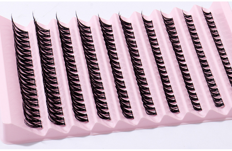 New  single cluster natural large capacity eyelashes, segmented hair, daily DIY grafting eyelashes_voghion.com