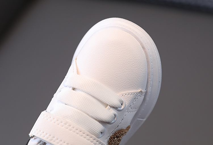 Höstnya Cricket Sport Panda Baby Girl Liten Vita Pojkar Fritidsskor 1-6 år gamla_voghion.com