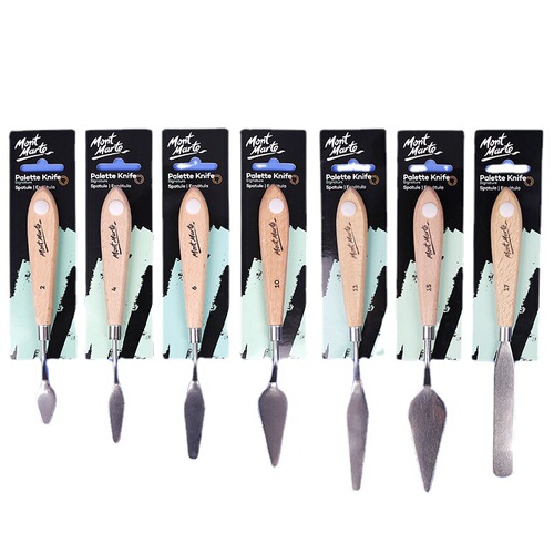 Montmartre paint palette knife set stainless steel oil painting scraper acrylic paint art scraper palette knife