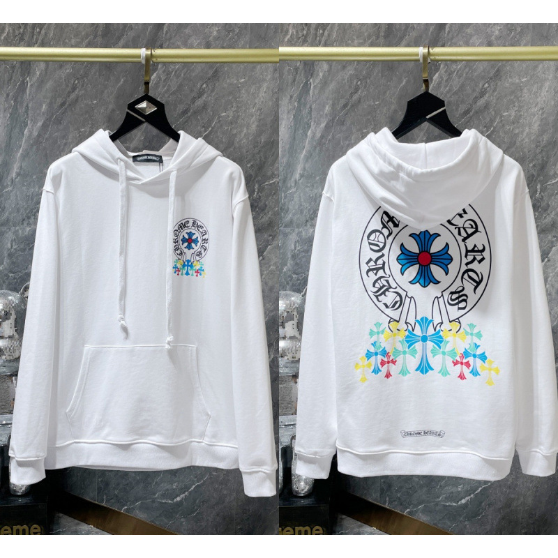 Chrome Heart Hoodie 克罗伈十字架连帽卫衣跨境宽松男女拉链帽衫|undefined