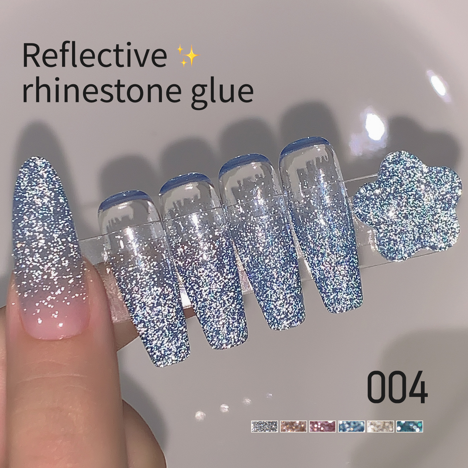 Esmalte de Uñas Gel Reflectante Secado Rápido, Brillante para Salón de Belleza y Manicura image 11