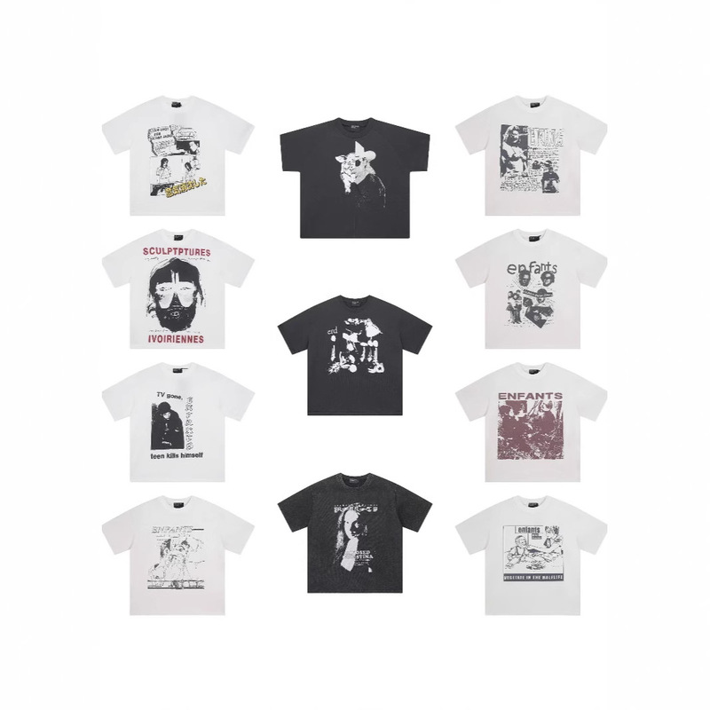 Li Shengjun with ERD melancholy rich second generation collection pig short sleeve casual loose Joker beautiful fashion T-shirt