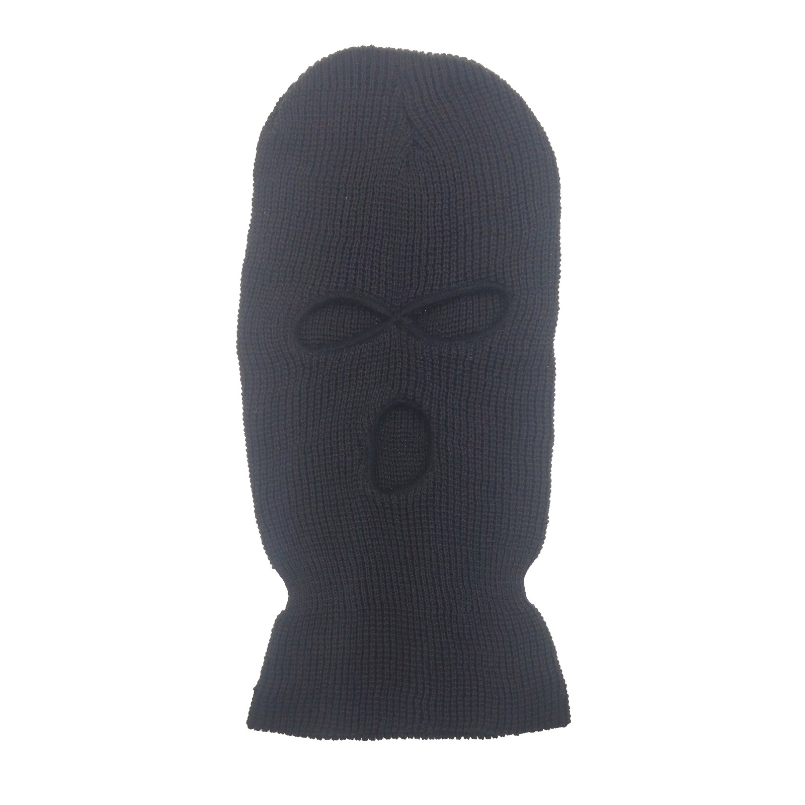 Europa y América Amazon poliéster lingote de punto de tres agujeros de punto jersey sombrero de los hombres y las mujeres de rol prop sombrero