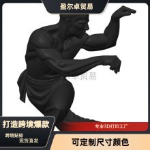 跨境3D打印室内装饰品功夫大师鹤形拳雕像摆件手办模型收藏者