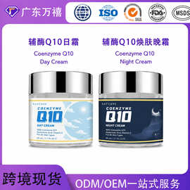 现货外贸爆品全英文辅酶Q10日霜晚霜 Cream补水润肤抗氧化50g面霜