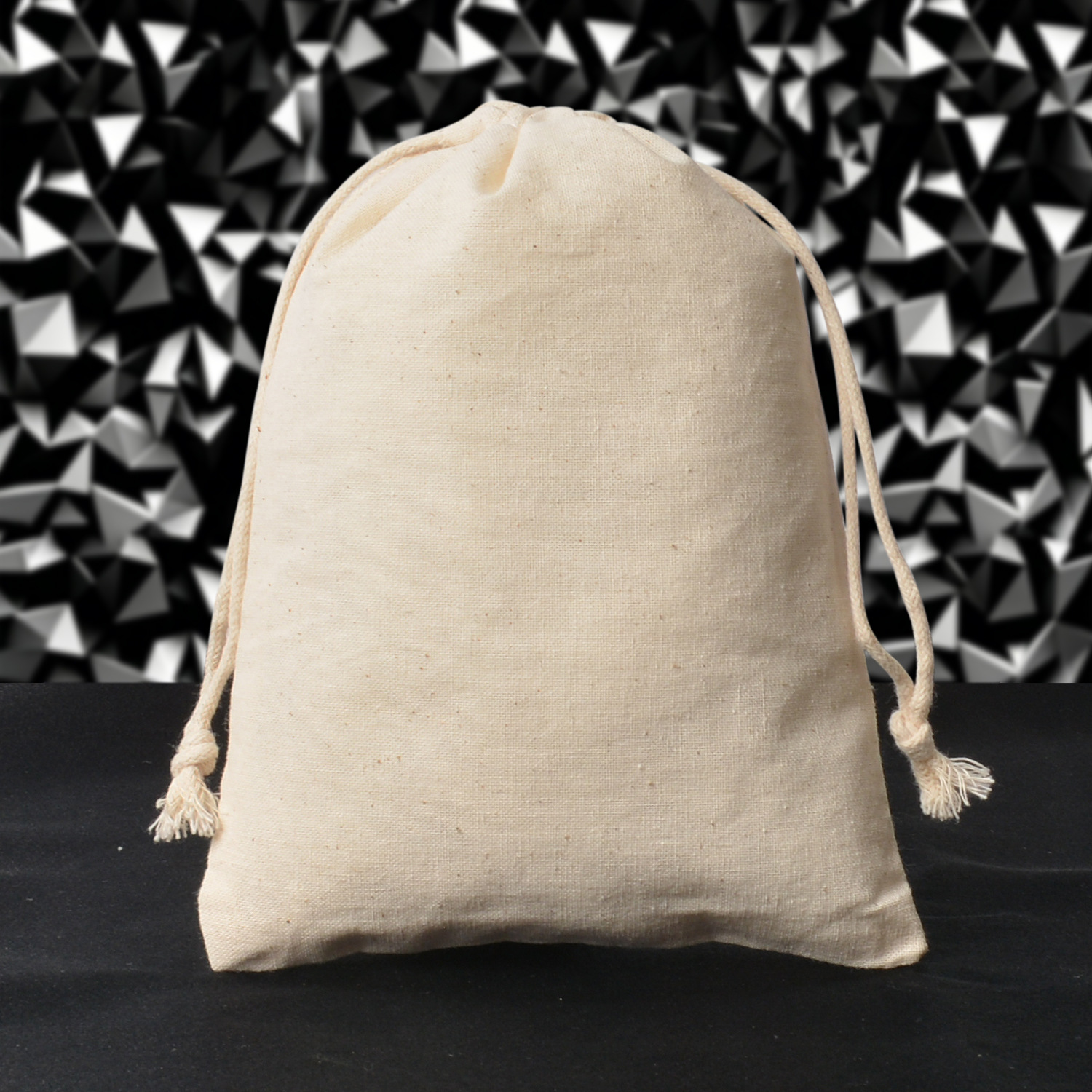 Bolsa de algodón de color natural, bolsillo con cordón, joyería, almacenamiento de granos diversos, bolsa de algodón con boca de cordón de algodón transpirable, logotipo impreso image 16